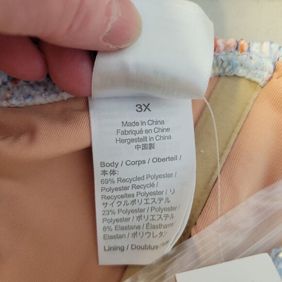 NWT J.Crew Scrunchie Sweetheart Bikini Top Floral Beach Vacation Summer Size 3X - Picture 7 of 7